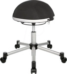 TST HALFBALL SW - Topstar Ballsitz Sitness&reg; Half Ball, schwarz