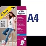 AVZ MD1002 - Transferfolien f&uuml;r helle Textilien, 210 x 297 mm, 10 B&ouml;gen
