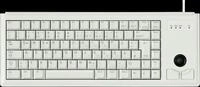 G84-4400LPBEU-0 - Tastatur, PS/2, grau, kompakt, Trackball, US