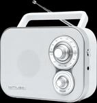 MUSE M-051 RW - Kofferradio M-051 RW, wei&szlig;