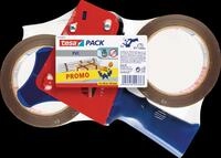 TESA 57108 - tesapack&reg; Handabroller Extra Strong + 2x PVC Klebeband 66 m x 50