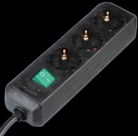 EL 3-FACH MS5-SW - Eco-Line, Steckdosenleiste 3-fach, schwarz
