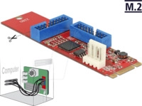 DELOCK 62843 - Konverter M.2 Key B+M > 2 x USB 3.0