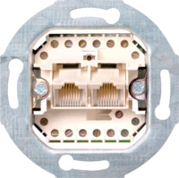 GIRA UP SRK 3 - UAE/IAE (ISDN)-Anschlussdose Cat.3 2-fach