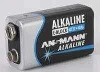 ANSMANN 5035451, ANSMANN NH 9V ANS - maxE, NiMh Akku, 9-V-Block, 300 mAh, 1er-Pack