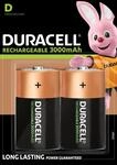 DURA NIMH D2 - NiMH Akku, D (Mono), 3000 mAh, 2er-Pack