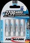 ANS NH 4X2700 - NiMh Akku, AA (Mignon), 2700 mAh, 4er-Pack
