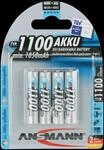 ANS NH 4X1100 - NiMh Akku, AAA (Micro), 1100 mAh, 4er-Pack