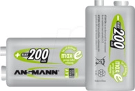 ANS MAXE 9-VOLT - maxE, NiMh Akku, 9-V-Block, 200 mAh, 1er-Pack