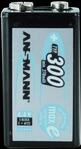ANS MAXE 9V-300 - maxE, NiMh Akku, 9-V-Block, 300 mAh, 1er-Pack