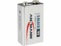 ANS LI 9V - Lithium Batterie, 9-V-Block, 1200 mAh, 1er-Pack