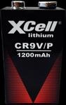 LITHIUM 9V XCELL - Lithium Batterie, 9-V-Block, 1200 mAh, 1er-Pack