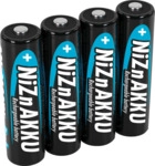 ANS NIZN 4XAA - Industriezelle, NiZn, AA (Mignon), 1,6 V, 1500 mAh, Button Top