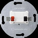 EL SM 466919 - System M, Lautsprecheranschluss, polarwei&szlig;, gl&auml;nzend