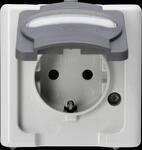 EL BE 103356006 - BLUE ELECTRIC AP-Feuchtraum-Steckdose, 1-fach, grau