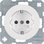 BERKER 47432089 - Steckdose - R.1/R.3 polarwei&szlig;, gl&auml;nzend
