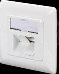 DIGITUS DN90081 - Netzwerkdose, Cat.6a, 2-fach, Unterputz
