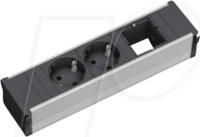 BACH 912.003 - Steckdoseneinheit CONI 2x Strom, 1x Custom