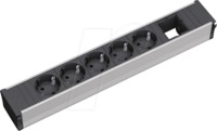 BACH 912.008 - Steckdoseneinheit CONI 5x Strom, 1x Custom