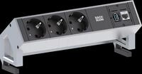 BACH 902.501 - DESK2 3x CEE7/3 1x CAT6A 1x USB