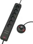 BRE 1159450616 - Eco-Line Comfort Switch, Steckdosenleiste 6-fach, anthrazit