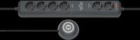 BRE 1159560516 - Eco-Line Comfort Switch Plus, Steckdosenleiste 6-fach, anthrazit