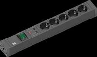 BACH 420.0022 - Steckdosenleiste CONNECT LINE, Typ EF - CEE 7/7, 5-fach