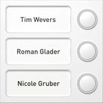 RITTO 1875370 - Modul f&uuml;r PORTIER T&uuml;rsprechanlage, Tastenmodul, 3 Familienhaus