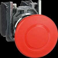 XB4BT845 - Not-Aus-Schalter, Harmony XB4, 22mm, rot, Zugentriegelung, 1S+1&Ouml;