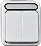 EL ME 31158019 - Aquastar, Serienschalter, 1-polig, polarwei&szlig;