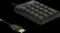 DELOCK 12481 - Nummernblock, USB, schwarz