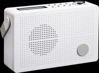 LENCO PDR-030WH - DAB+/UKW Radio, Bluetooth, tragbar, Akku