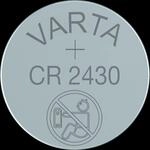 CR 2430 VAR - Lithium-Knopfzelle, 3 V, 280 mAh, 24,5x3,0 mm