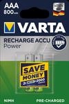 VAR R2U 2X800 - NiMh Akku, AAA (Micro), 800 mAh, 2er-Pack