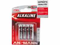 ANS RED 4XAAA - Red, Alkaline Batterie, AAA (Micro), 4er-Pack