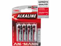 ANS RED 4XAA - Red, Alkaline Batterie, AA (Mignon), 4er-Pack