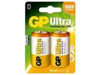GP-BATTERIES GPPCA13AU086, GP-BATTERIES GP U2 D - Ultra, Alkaline Batterie, D (Mono),