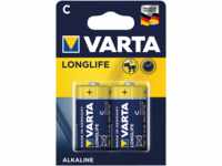 VARTA LL2 BABY - Longlife Extra, Alkaline Batterie, C (Baby), 2er-Pack