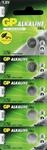 GP LR 44 5X - Alkaline Knopfzelle, 110 mAh, A76, 5er-Pack