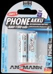 ANS 5030802 - Akku f&uuml;r Schnurlos-Telefone, maxE, NiMh, 1300 mAh, 2er-Pack