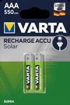 VAR SOL 2X550 - Solar, NiMh Akku, AAA (Micro), 550 mAh, 2er-Pack