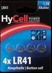 HC 4XLR41 - Alkaline Knopfzelle, 75 mAh, LR41, 4er-Pack