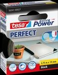 TESA 56341 SW - Gewebeband tesa extra Power&reg; Perfect, 2,75 m x 19 mm, schwarz