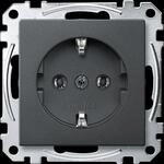 EL SM 23010414 - System M, Steckdose, CEE 7/3 - Typ F, anthrazit