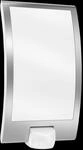 STEINEL 009816 - Wandleuchte L 22 S, E27, silber, IP44