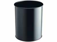 DURABLE 330101, DURABLE 330101 - Abfallbehälter, 15 l, metall, rund, schwarz