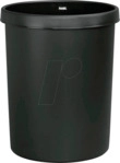 HELIT H61061-95 - Papierkorb 30 Liter, schwarz