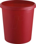 HELIT H61058-25 - Papierkorb 18 Liter, rot