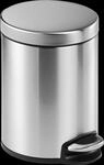 DURABLE 340023 - Treteimer Edelstahl rund 5 Liter