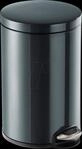 DURABLE 341158 - Abfallbeh&auml;lter mit Tritt, 12 l, metall, anthrazit